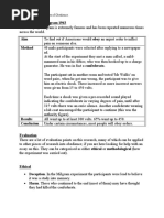 Study: Stanley Milgram 1963: Zaina Hassan Social Psychology-Studies of Obedience