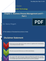 Chapter 1: Business Process Management and IT - : Intermediate (IPC) Course