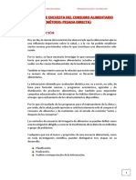 Aplicación de Encuesta Del Consumo Alimentario Trabajo para El Miercoles 5 de Diciembre