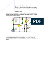 Conmutador Activado Por Luz Con Amplificador Operacional