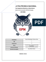 Informe3 Convesion de Energia E-M Escuela Politecnica Nacional