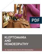 Kleptomania and Homoeopathy