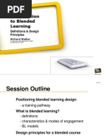 To Blended Learning: Definitions & Design Principles