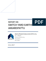 Switchyard Earthing Report - Akkareipattu