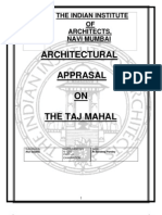 Architectural Appraisal On Tajmahal For INDIAN INSTITUTE OF ARCHITECTS EXAMINATION (PART-2)