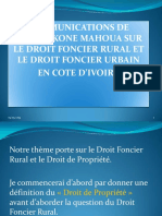 Foncier Rural Me Kone Mahoua