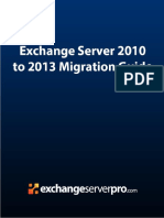 Exchange 2010 To 2013 Migration Guide PDF