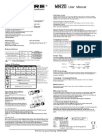 Manuel Utilisateur Nitecore MH20