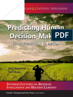 Predicting Human Decision-Making From Prediction To Action