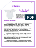 Instructor Guide For Googoogoogle Classroom