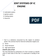 Different Systems of Ic Engine