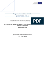 Plantilla Programación Didáctica Ciclo Formativo