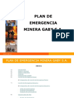 Presentación Plan de Emergencias en Planta Minera