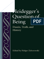 Heidegger S Question of Being Dasein Truth and History PDF