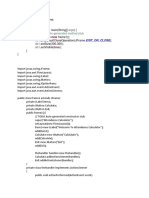 Attendence Calculator Java Program