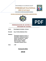 Hidrogenizacion de Aceites y Envases