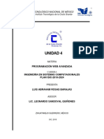 UNIDAD 4 Programacion Web Avanzada