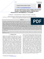 Numerical Study of Non-Newtonian Polymeric Boundary Layer Flow and Heat Transfer From A Permeable Horizontal Isothermal Cylinder