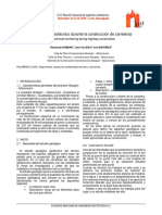 Seguimiento Geotécnico Durante La Construcción de Carreteras