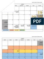 Second Sem Calendar