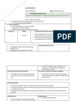 Lesson Plan Burning