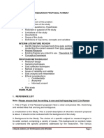 Research Proposal Format PDF