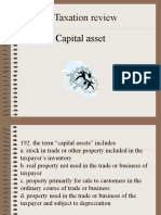 Income Taxation Capital Asset