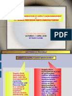 Pt. Honda Precision Parts Manufacturing: Sharing Implementation of Supply Chain Management
