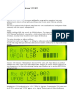 Operation Manual For Universal VFO/BFO