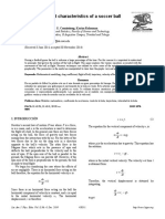 Modelling The Flight Characteristics of A Soccer Ball PDF