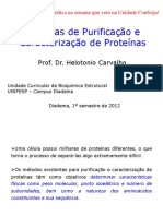 Técnicas de Purificação de Caracterização de Proteínas