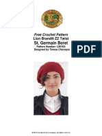 St. Germain Beret: Free Crochet Pattern