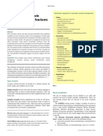 Classification and Management of Acute Wounds and Open Fractures