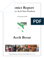 BRR District Report Aceh Besar