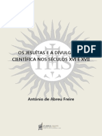 Os Jesuítas e A Divulgação Científica