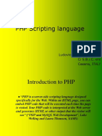 PHP Scripting Language: Ludovico Antonio Muratori Ci S.B.i.C. SNC Cesena, ITALY