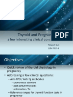 Thyroid and Pregnancy: A Few Interesting Clinical Considerations