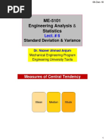 Standard Deviation and Variance