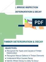 Trail Bridge Inspection Timber Deterioration & Decay