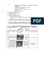 Enumerar Cronológicamente Los Pasos Seguidos para El Desarmado de Las Cajas de Cambio Automática Asignada