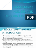 Acceptance Houses and Discount Houses