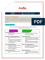 From Conflict To Collaboration-A Framework For Cultural Change in Organizations