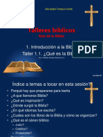 Biblia - Taller 01.01 Que Es La Biblia (Hno Rodolfo Andaur)