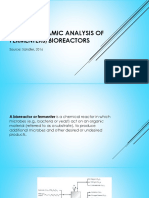 Thermodynamic Analysis of Fermenters