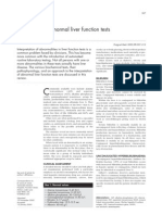 Evaluation of Abnormal Liver Function Tests