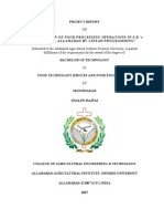 OPTIMIZATION OF FOOD PROCESSING OPERATIONS IN S.R.'s CANNERIES, ALLAHABAD BY LINEAR PROGRAMMING