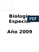 Biología Especial Completa