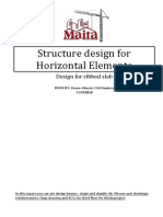 Structure Design For Horizontal Elements