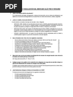 Estructura y Regulación Del Mercado Eléctrico Peruano - Respuestas