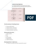 What The Finance Function Is: The Determination of Fund Requirements